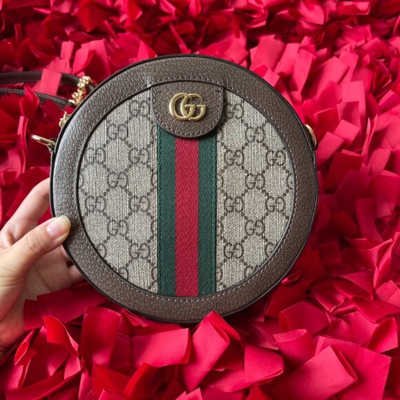 Gucci Ophidia mini GG round shoulder bag - Picture 1 of 7